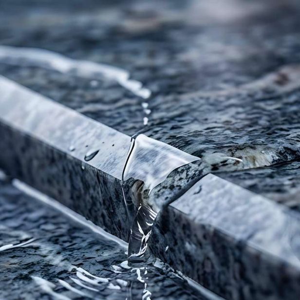 Vizag Blue granite, close-up